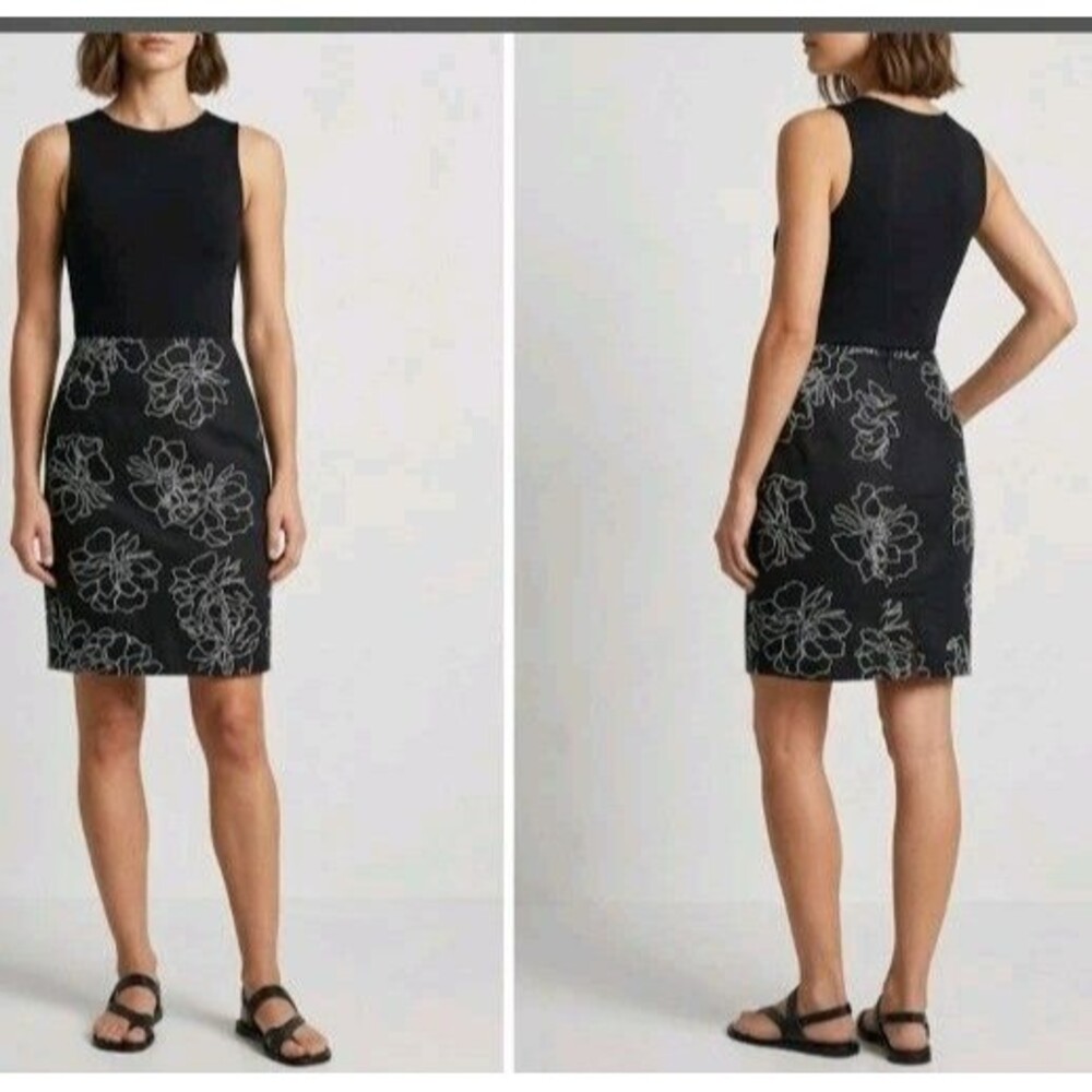 Andrea Viccaro Skirt Size 10 Silk/Linen Zip Back Lined